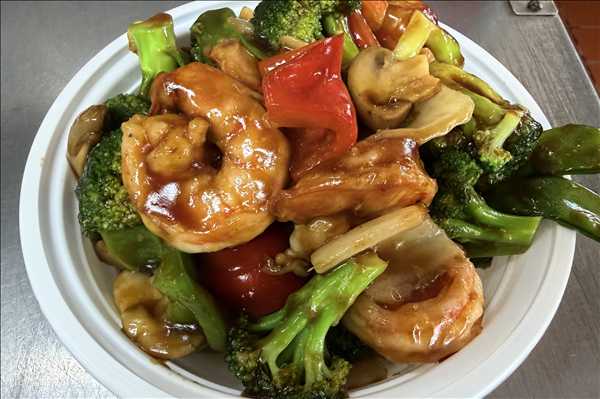 113. Shrimp with Mixed Vegetables